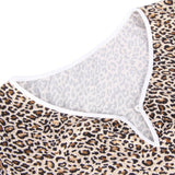 LEOPARD LONG SLEEVE NIGHTGOWN