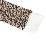 LEOPARD LONG SLEEVE NIGHTGOWN