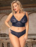 Women Hollow Sexy Sleepwear Nightwear Lace Trim Satin Top Pajama Sets