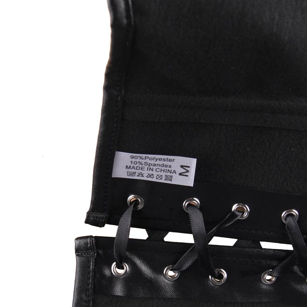 New Leather corset with dress