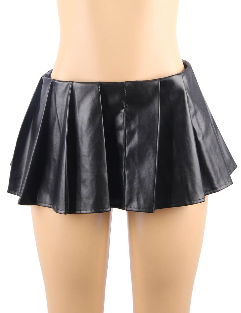 New Leather corset with dress