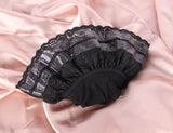 Black Thigh High Flower Lace Silicone non-slip Stocking
