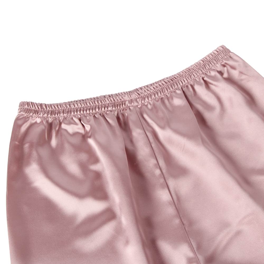 Long Sleeve Silk Pajamas Set Two Piece Set