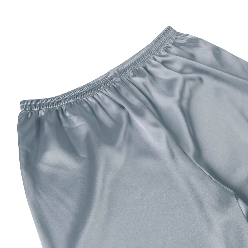 Long Sleeve Silk Pajamas Set Two Piece Set