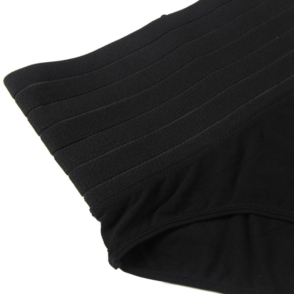 Black & White & Tan High-waisted Abdomen And Hip Shaping Corset Pants