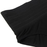 Black & White & Tan High-waisted Abdomen And Hip Shaping Corset Pants