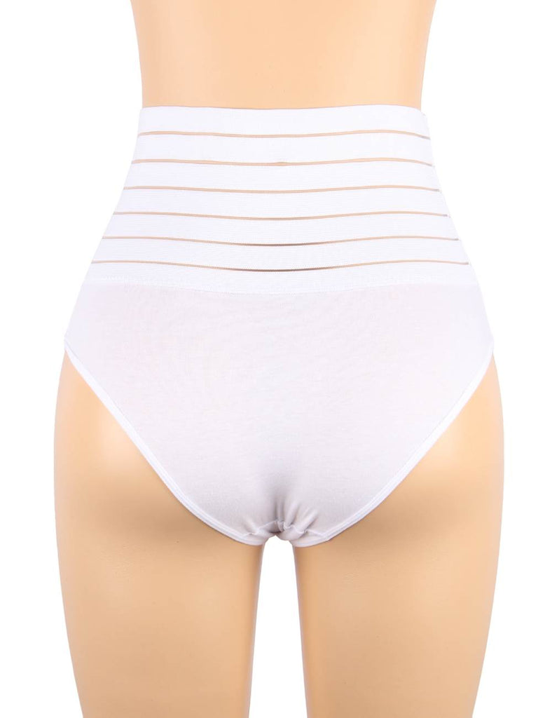 Black & White & Tan High-waisted Abdomen And Hip Shaping Corset Pants