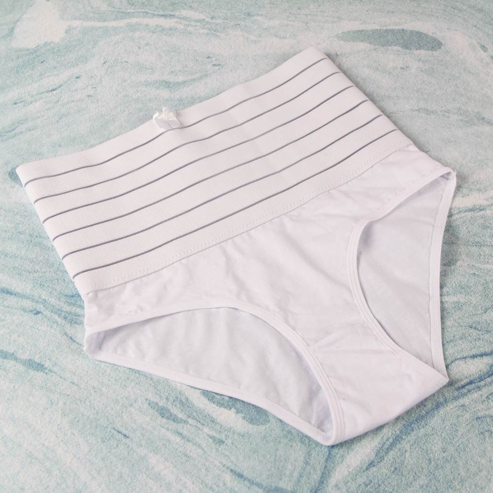 Black & White & Tan High-waisted Abdomen And Hip Shaping Corset Pants