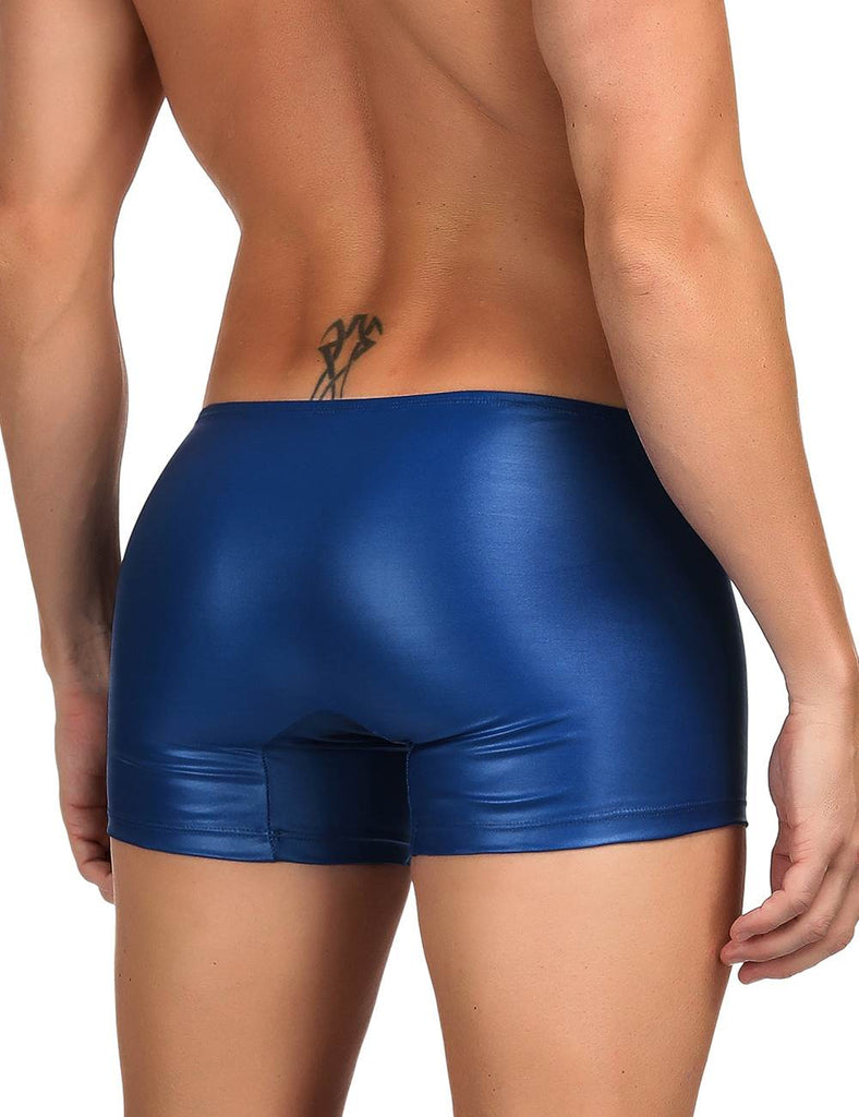 Men‘s Leather Pants With Exposed Hips With Farawlaya