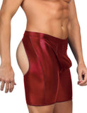Men‘s Leather Pants With Exposed Hips