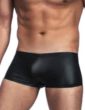 Black Leather Sexy Panty for Man