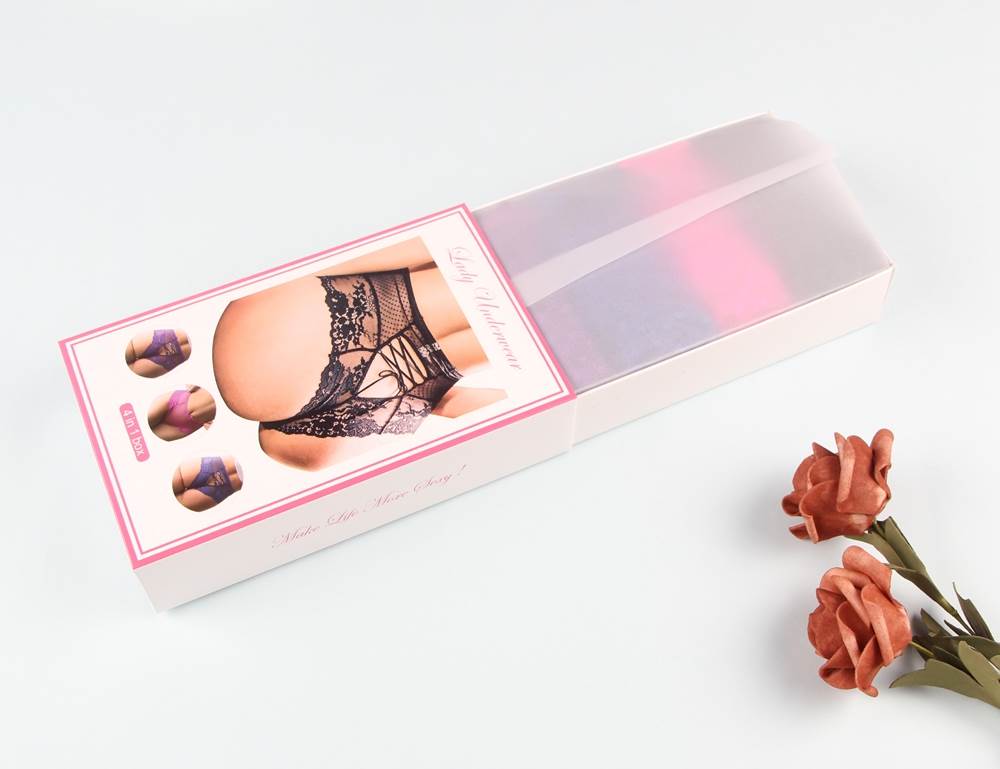 New Sexy High Waist Lace Strappy Panty 4in1 Box