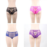New Sexy High Waist Lace Strappy Panty 4in1 Box