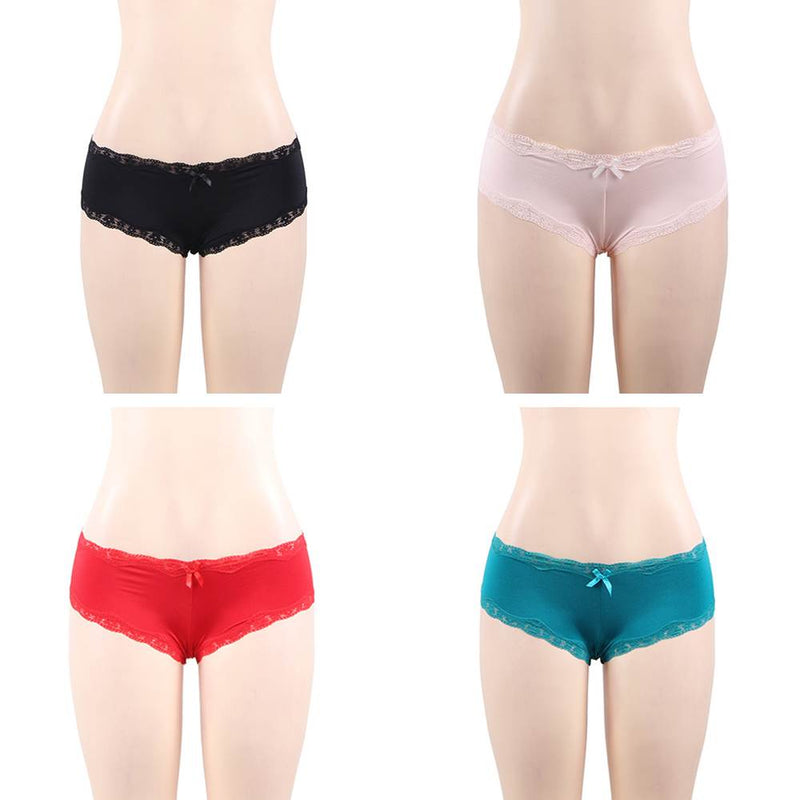 High Quality Comfortable Lace Panty 4in1 Box