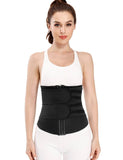 Zippered Double Belt 9 Steel Bones Neoprene Fitness Waist Trainer
