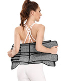 Zippered Double Belt 9 Steel Bones Neoprene Fitness Waist Trainer