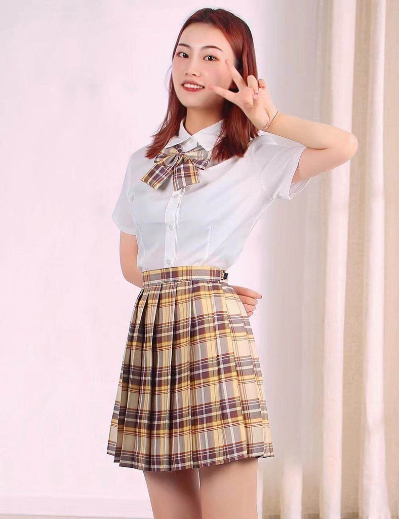 Sweet JK uniform high-quality student pleated skirt college style