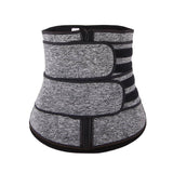 Zippered Double Belt 9 Steel Bones Neoprene Fitness Waist Trainer