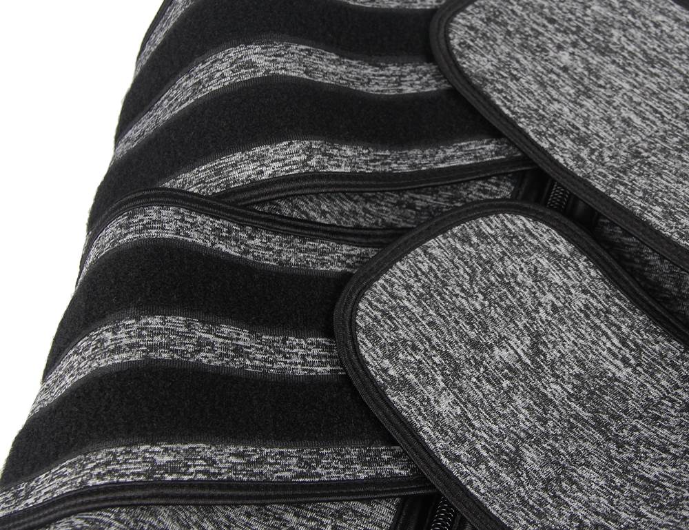 Zippered Double Belt 9 Steel Bones Neoprene Fitness Waist Trainer