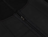 Latex Zippered Double Belt 9 Steel Bones One-piece Abdomen Vest Sling Shaper