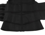 Latex Zippered Double Belt 9 Steel Bones One-piece Abdomen Vest Sling Shaper
