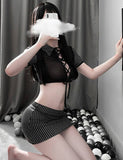 Sexy Enchanting Showing Buttocks Little Secretary Suit