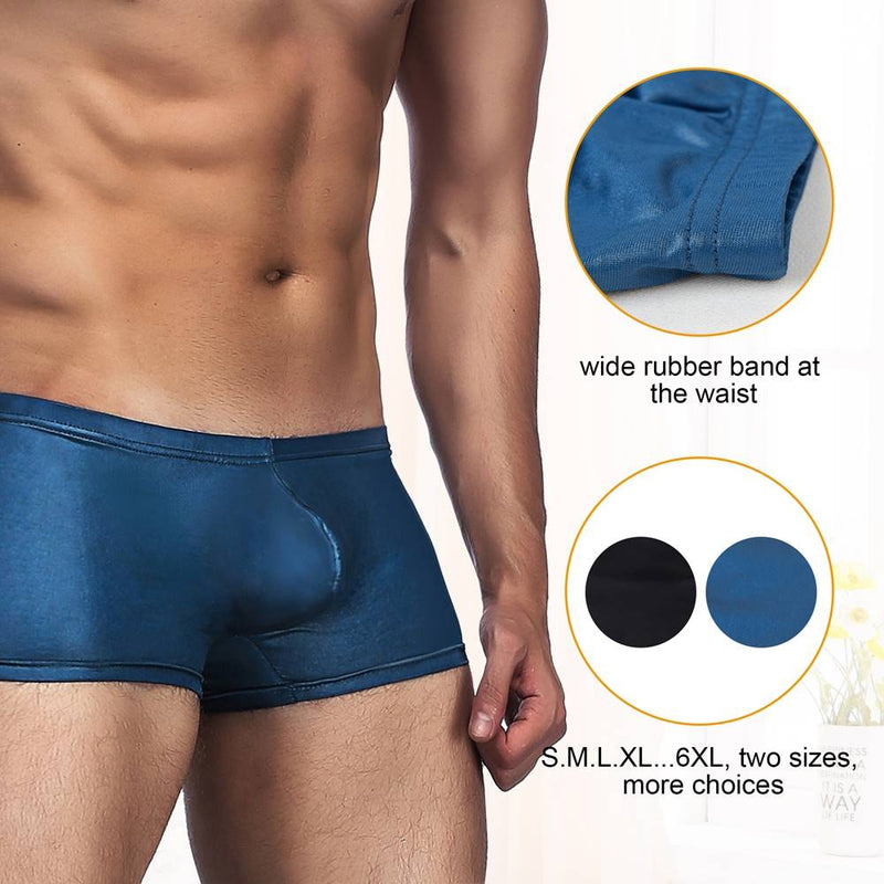 Black Leather Sexy Panty for Man