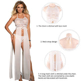 New Elegant Hollow Out Lace Sexy Nightgown With Farawlaya
