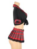 Sexy Egypt uniform high-quality student pleated skirt college style cosply suit
