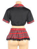 Sexy Egypt uniform high-quality student pleated skirt college style cosply suit