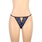 Sexy Egypt Lace Stitching Gartered Lingerie Set With Underwire