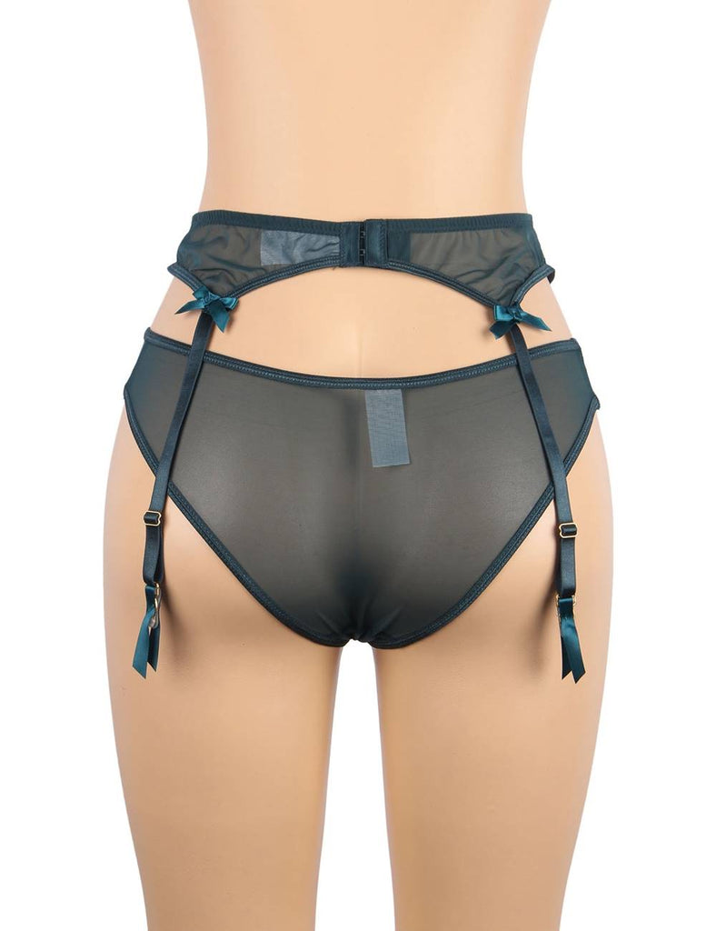 Sexy Transparent Lace Garter Panty