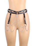 Punk Irregular Ring Trend Sexy Bandage Waist Chain Wild Jewelry Belt