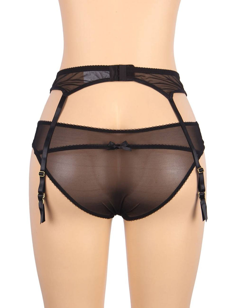 Sexy Exquisite Lace Plus Size Garter Panty