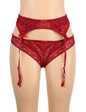 Sexy Exquisite Lace Plus Size Garter Panty