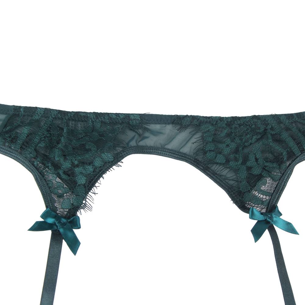 Sexy Transparent Lace Garter Panty