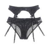 Sexy Exquisite Lace Plus Size Garter Panty