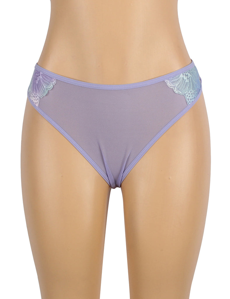 Now Pink Flower Decoration Loose Comfortable Open Front Babydoll