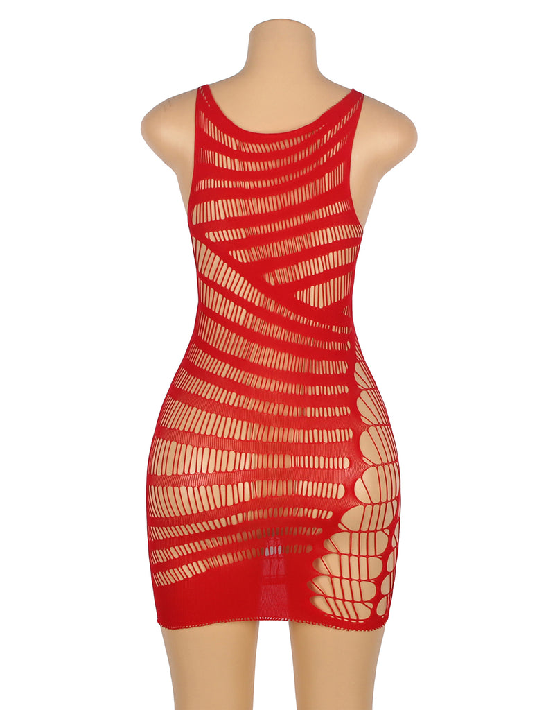 New Sexy Hollow Out Short Sleeveless Bodystocking