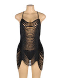 Tassel Hollow Sexy Beach Babydoll