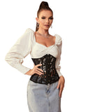 14 Pieces Plastic Bones Grid Corsets Egypt With Panties
