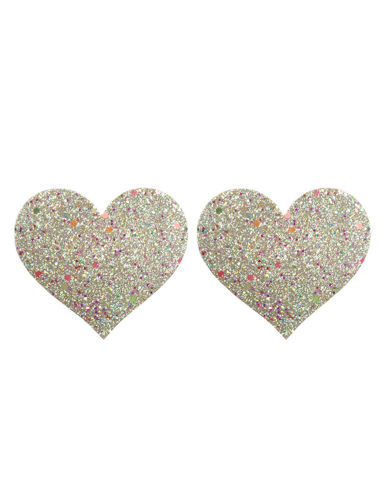 Heart-shaped Shine in the Dark Nipple Cover