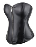 New Farawlaya Sexy Leather Corset Teddy