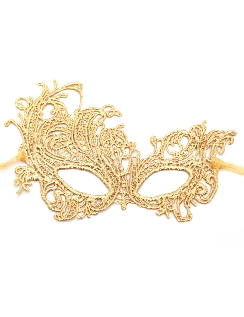 Enchanting Gold Eye Mask