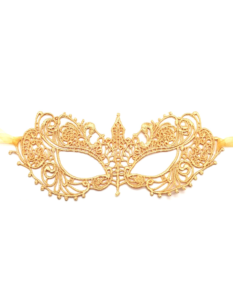 Enchanting Gold Eye Mask