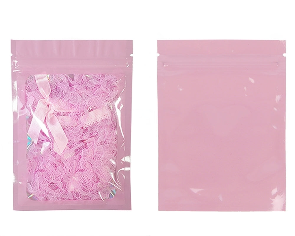 A Pair Of Sexy Pink Lace Bow Leg Rings