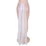 White Transparent Thong Panty