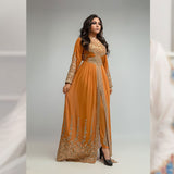 Elegant reception Chiffon Abaya, imported