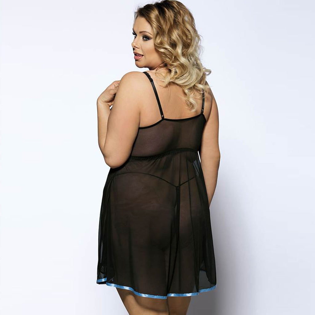 Floral Bra Transparent Babydoll Egypt