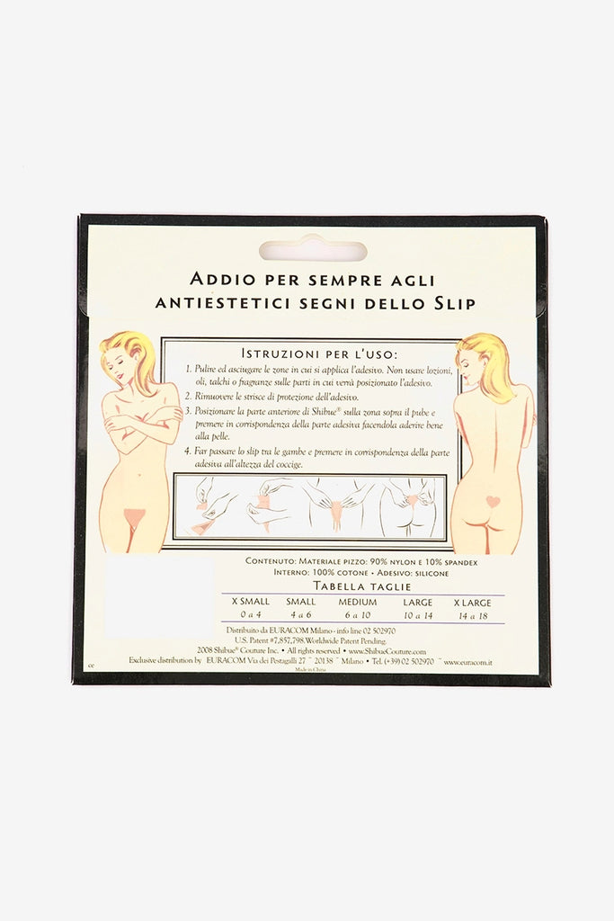 Shibue Couture Women's No Line Strapless Panties, Nude